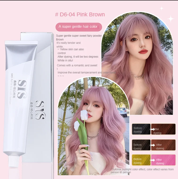 Factory Professional Organic Hair Dye Cream Ammonia Free Herbal Natural Salon Hair Color Wholesale Factory Price