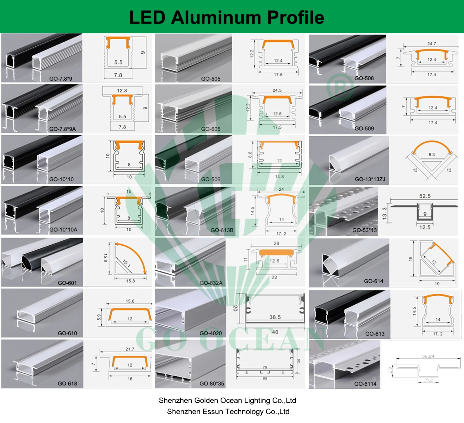 Modern Led Aluminum Profile Channel Recessed Ceiling Wall Decorations Aluminium Profiles Strips For Led Strip Lighting