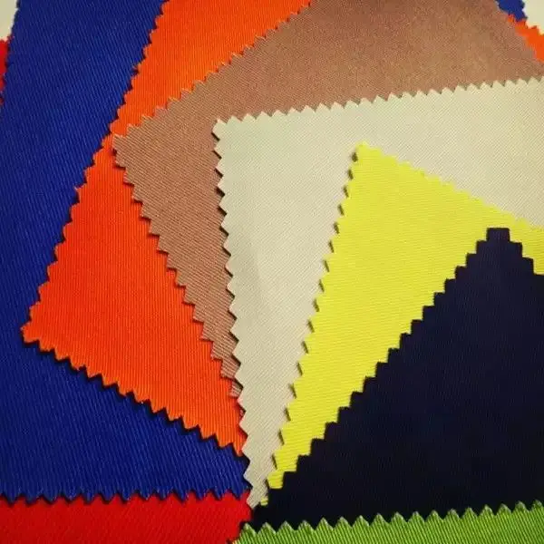 Factory Hot Sale Multiple Colour Polycotton Twill Canvasfire Retardant Fabric Made In China Oem Wholesale For Workwear Fabric