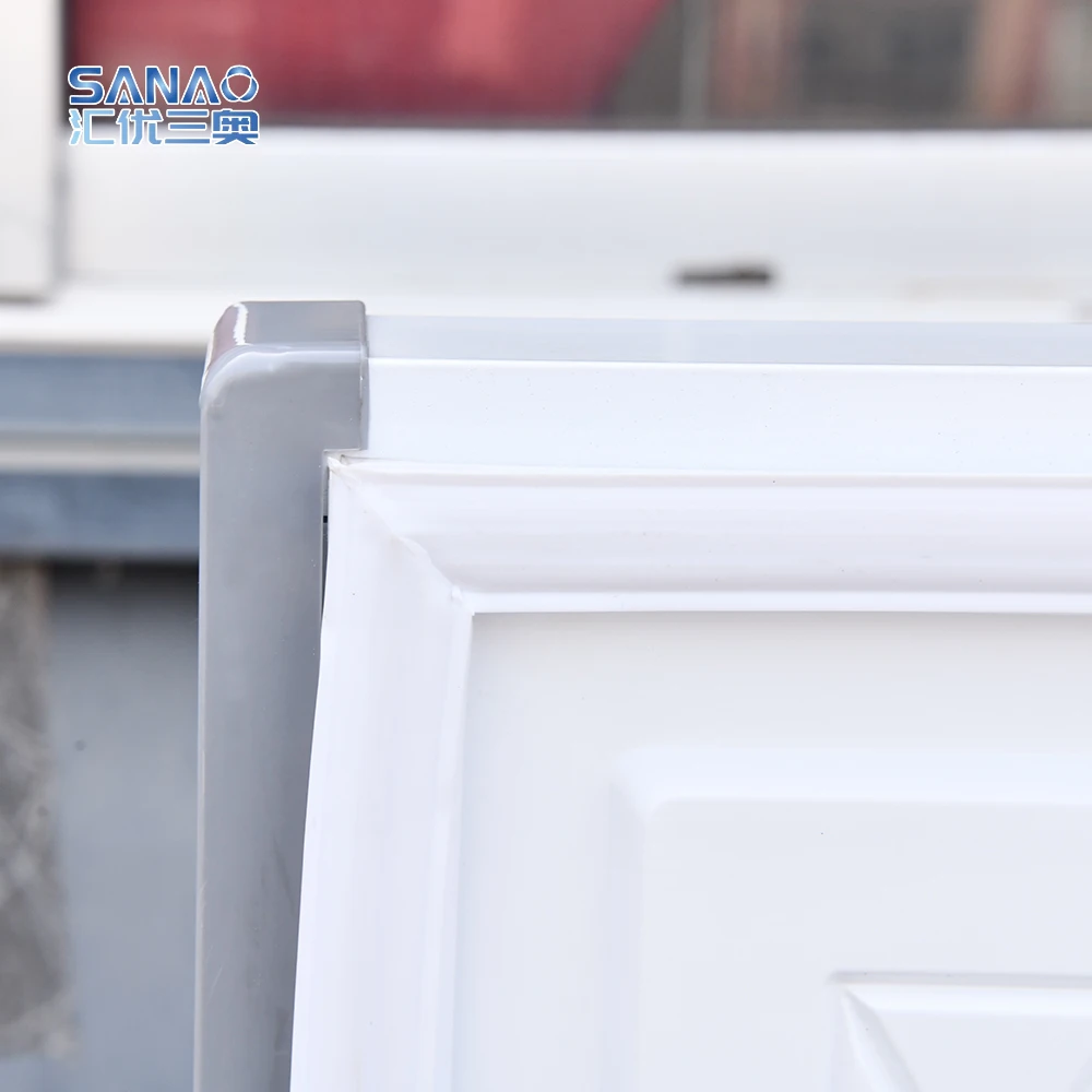 China Factory Supply Large Supermarket Commercial Industrial Deep Freezers With Double Doors