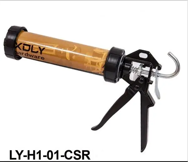 Aluminum Barrel Caulking Gun for 10oz/20oz Sausage Pack Cartridge & Bulk Application Perfect for Industrial & Home Use