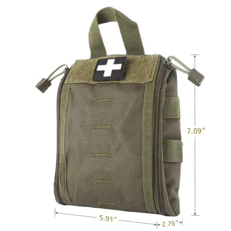 AYPPRO Tactical IFAK Medical First Aid EMT Bag Outdoor Survival Kit Nylon Polyester Waist Pouch Hiking Emergency Utility Med