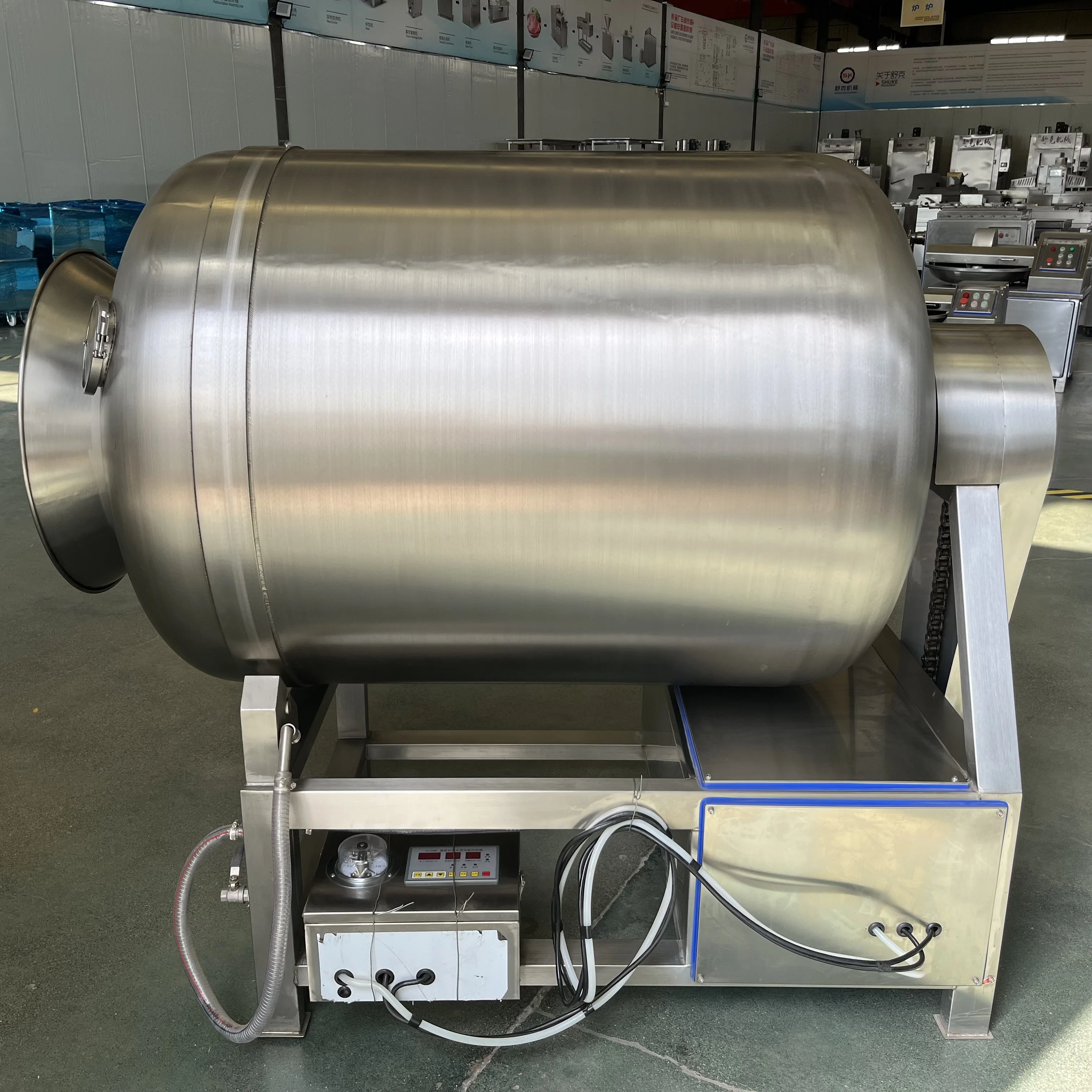 Brining and Seasoning Industrial Meat Tumbler Rolling Machine