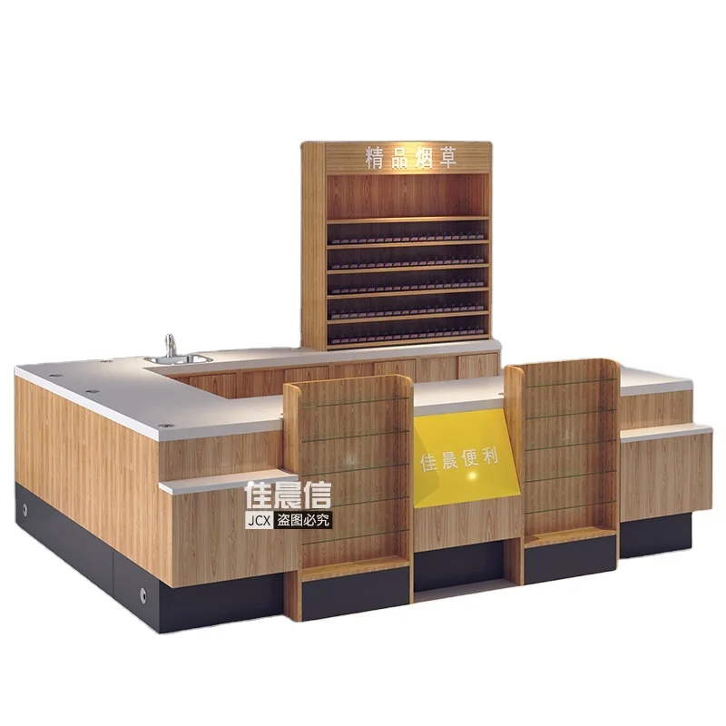Factory direct sale checkout counter grocery counter table good quality commercial counter