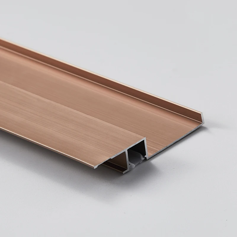 Factory direct Free sample offer extrusion skirting board 60 mm with Covering to wall molding