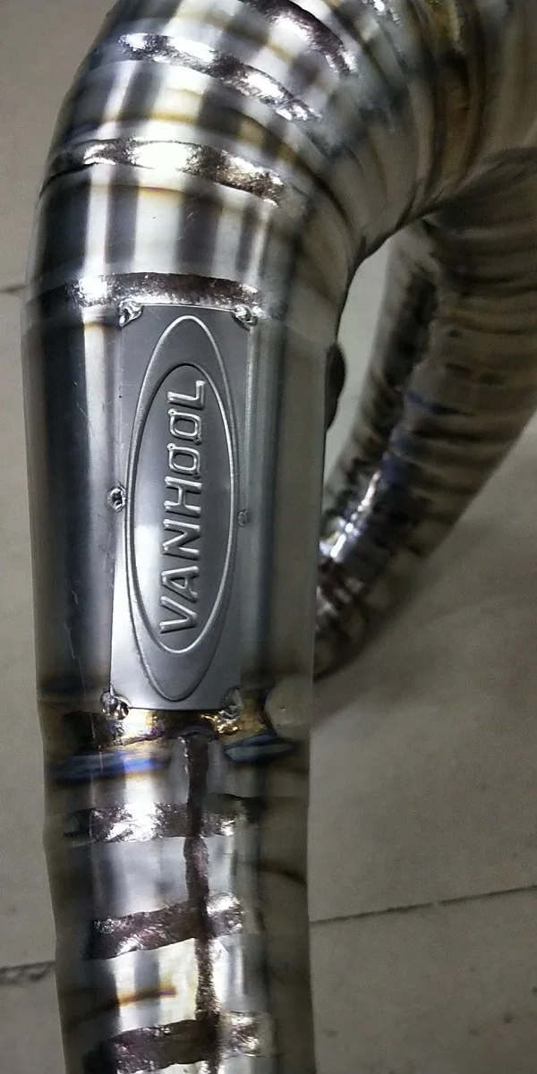 2 Stroke Motorcycle Titanium Exhaust Pipe system for KTM500