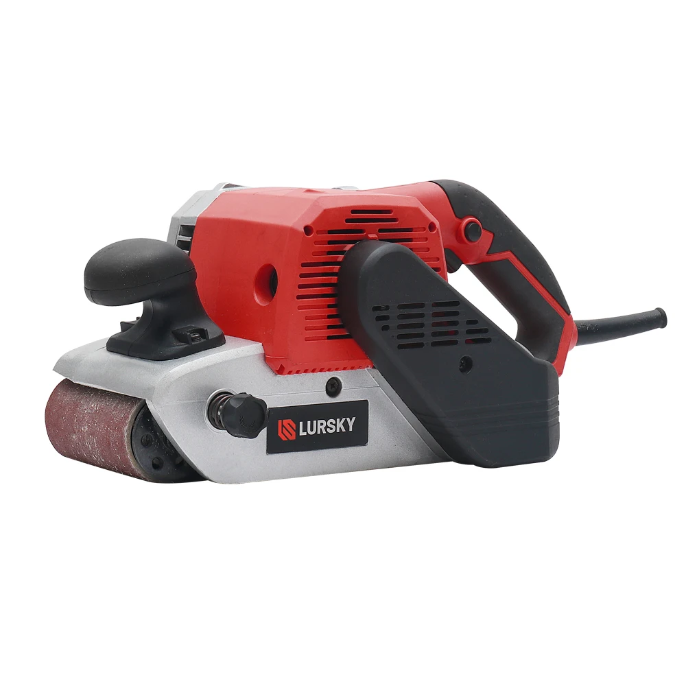 LURSKY mini hand belt sander100mm x 610mm 1200W Power Tools Mini portable Electric oscillating belt sander for woodworking