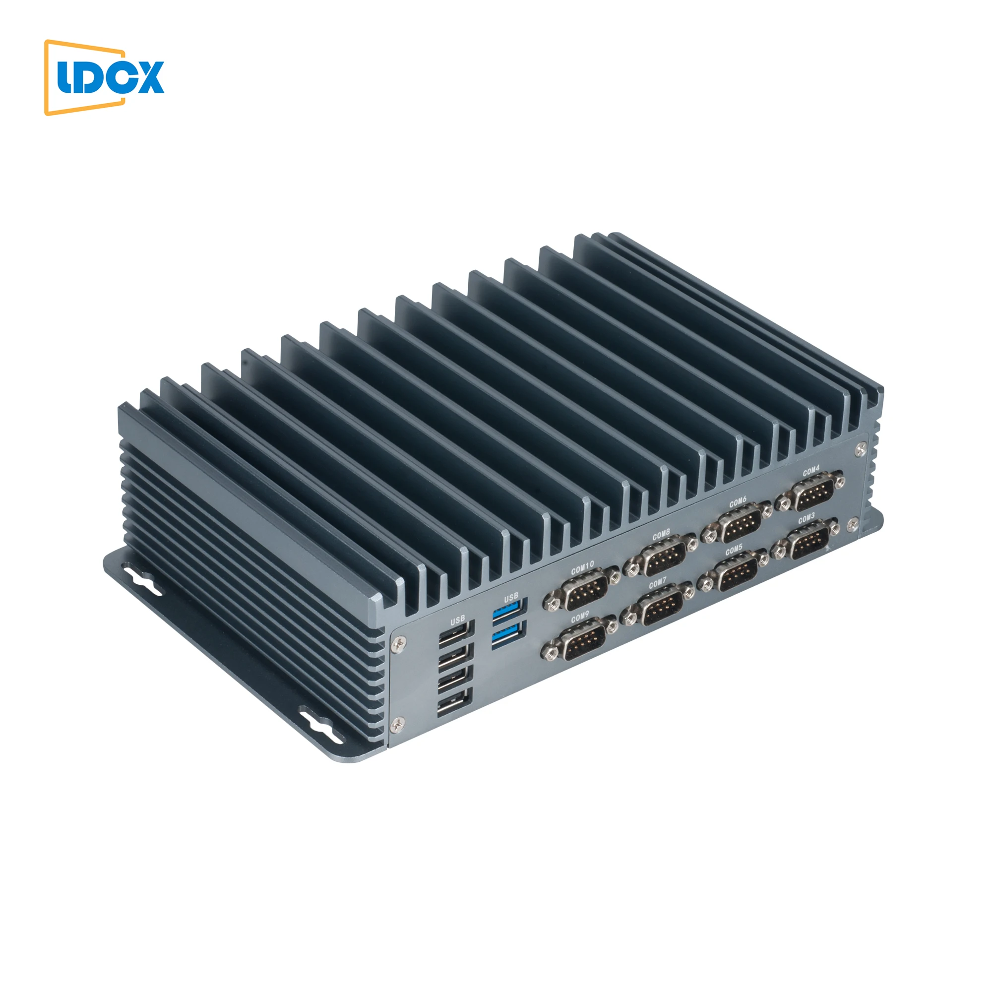 LDCX J1900 quad core IPC no fans operate industrial mini PC