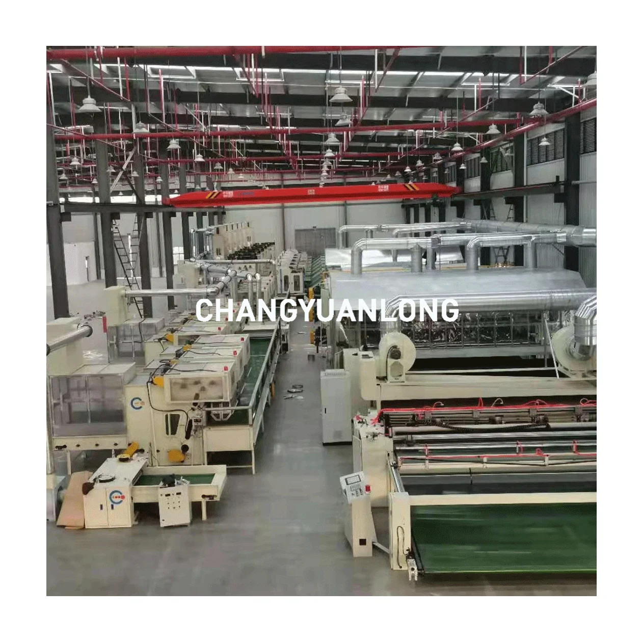 3.2 meter Thermal bonding Nonwoven polyester fiber wadding production line with 02sets carding machine