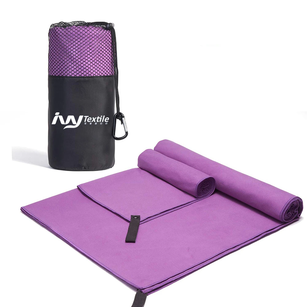 Водопоглощающие быстросохнущие индивидуальные спортивные и дорожные полотенца из микрофибры