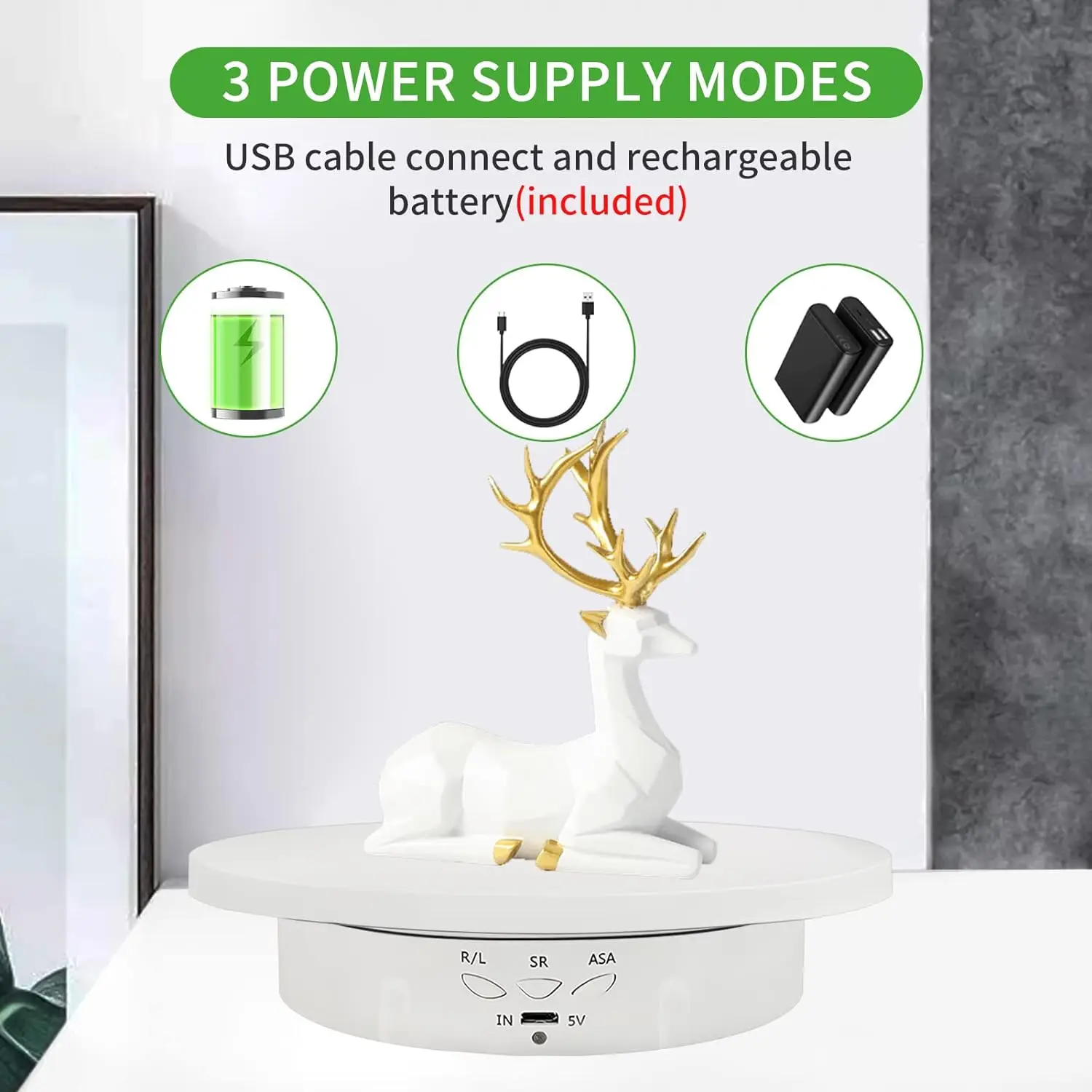 360 photography turntable degree rotating electric turntable 360 motorized rotating display stand for jewelry photography watch