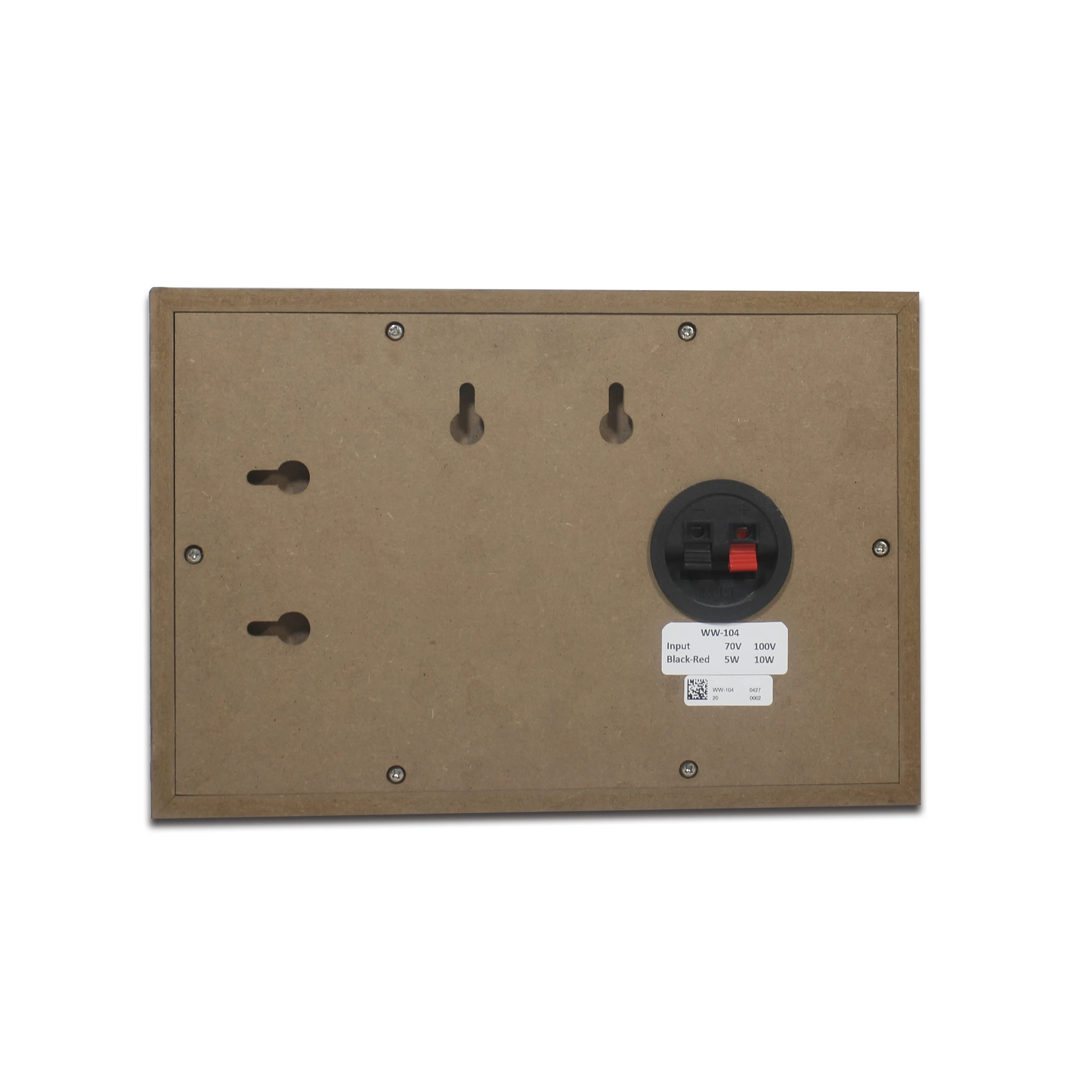 2 Channels 15W or 25W Square Type 70V / 100V Optional PA System 100V 10W Passive Wooden Box Wall Mount Speaker
