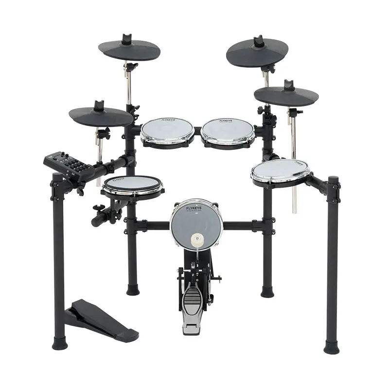 Flykeys 5 Drums And 4 Cymbals Professional Electronic Drum Musical Instruments AD-3S