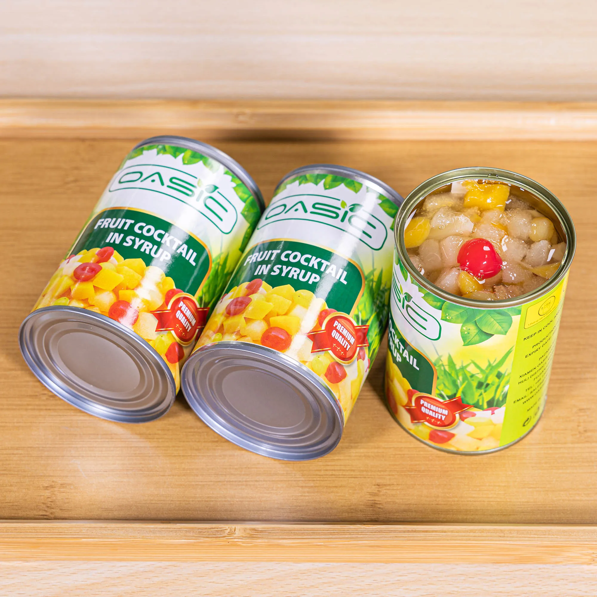 Fresh Best Quality Factory Wholesale Price Canned Fruit Cocktail Canned Mixed Fruit