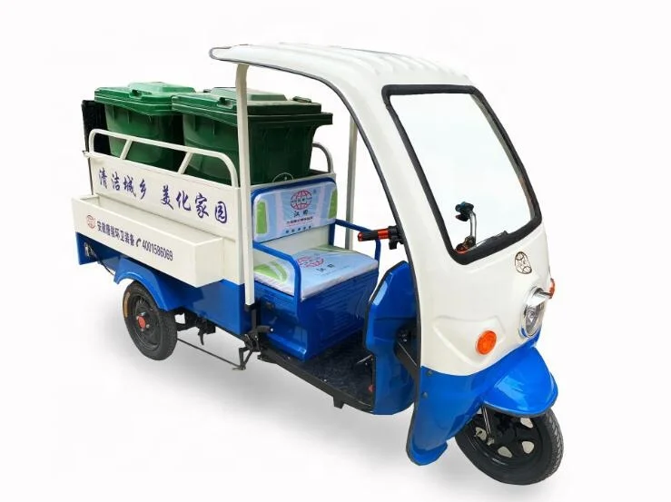 
Electric Mini Garbage Car with Double Box 