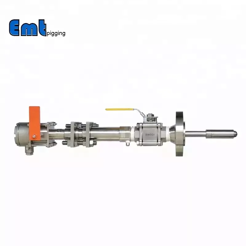 Customized Flange Mounted Flag Manual Reset Removable Pig Indicator With Valve