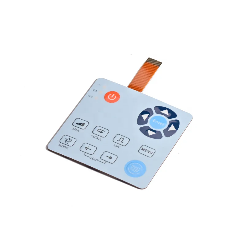 Low Moq Shenzhen Factory Fast Produce Medical Instrument Membrane Keyboards Manufacturing