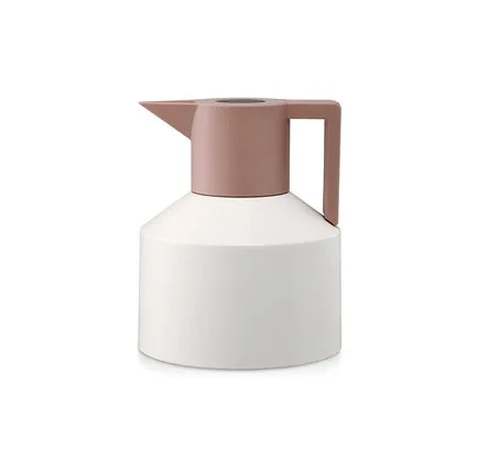New arrival Northern Europe thermos tea coffee pot vacuum insulated with press button Geometric