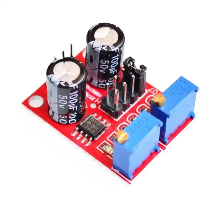 NE555 adjustable pulse frequency duty cycle module square wave rectangular signal generator stepper motor drive