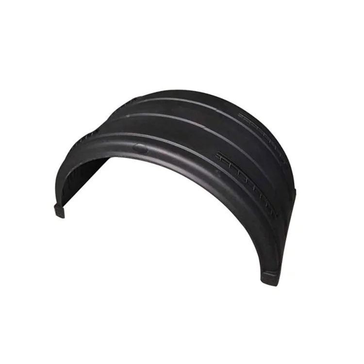 Hot Sale Striped Single Axle Truck Fenders Trailers Plastic Mudguards