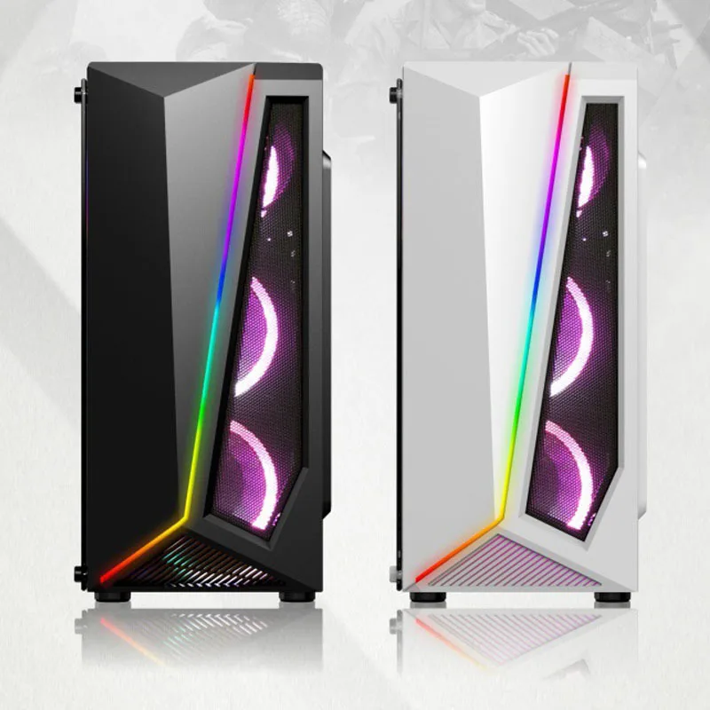 Computer Cases Towers Hot Sales Computadora Mid Tower Atx Rgb Gabinete Gaming Computer Cases &amp Towers