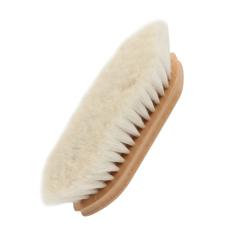 Factory Wholesale Custom Logo Coconut Fiber Sisal Wool Wooden Horse Grooming Brush