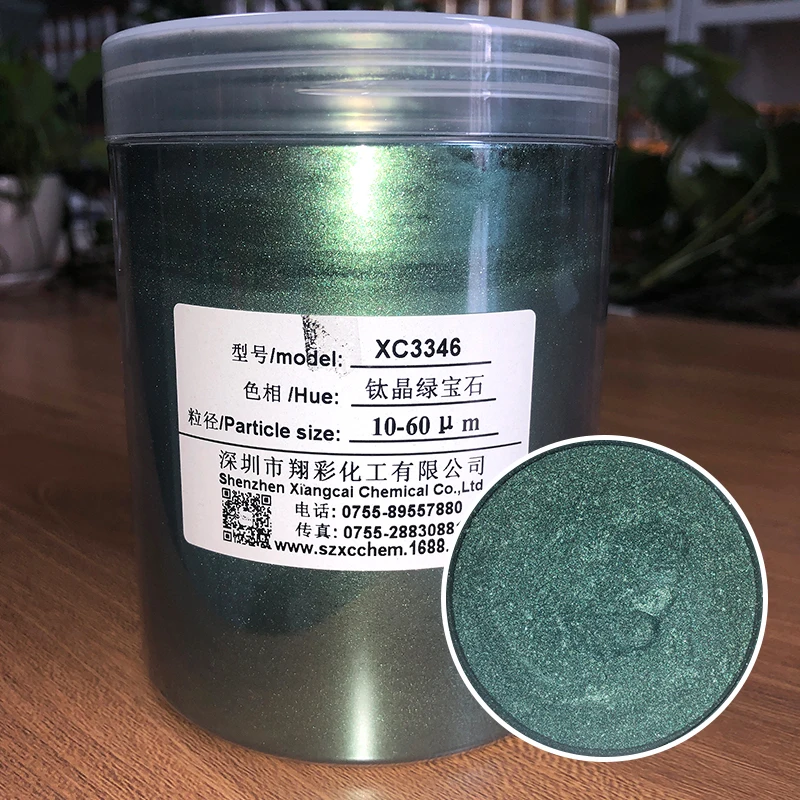 Green Mica Colors Pigment Higher Temperature Resistance Non Toxic Pigment Mica Powder Pearl Natural Mica Powder Food Grade