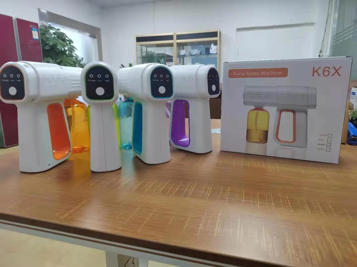 k6x Nano Mist Sprayer Portable Gun Wireless Handheld Nano Spray Gun Nano Sprayer Gun Disinfection