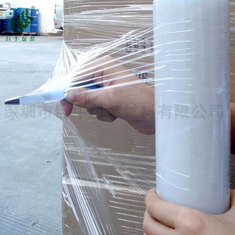 23 Micron Pallet Jumbo Roll High Extension And Strength LLD PE LLDPE Stretch Film Specialized Mode