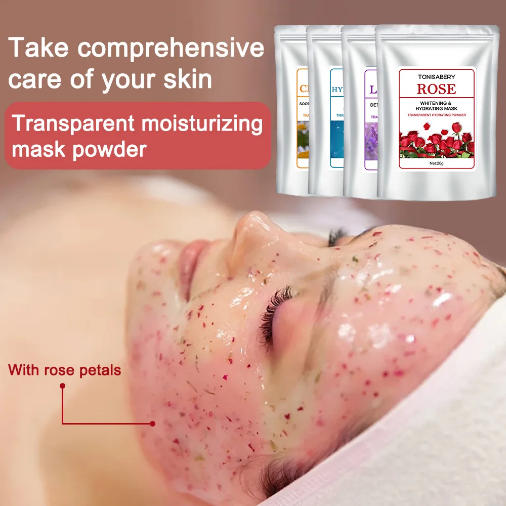 Top Sale Good Jell Powder Face Mask Factory Price Lavender Aloe Vera Powder Enzyme Mask