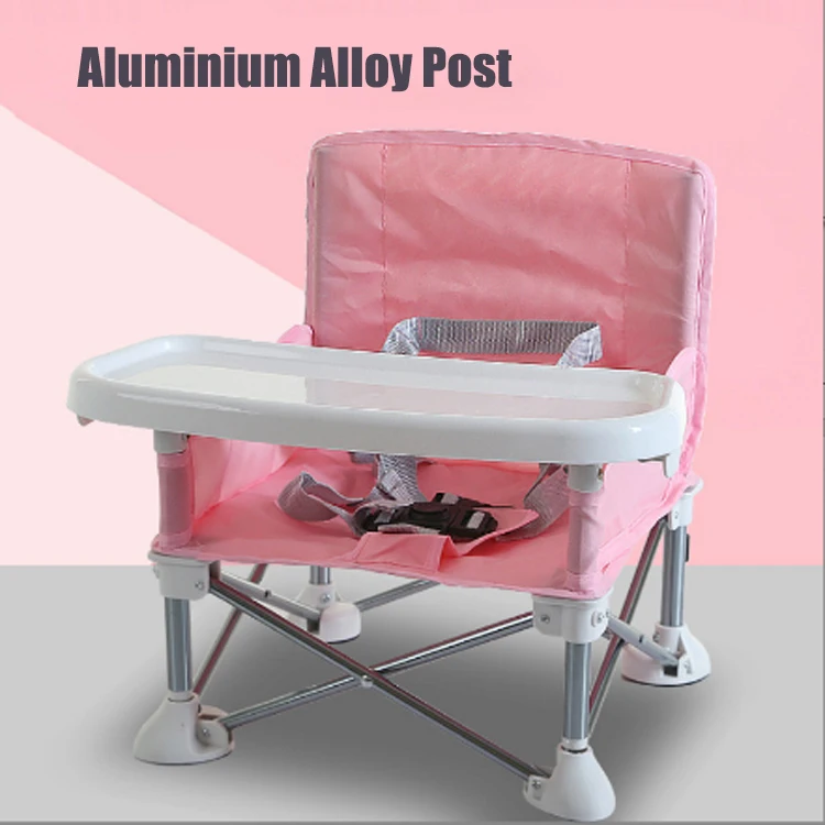 XIAOTANGLANG Convenient Folding Picnic Chair  Camping Used Baby Eating Bouncer Food Chair Outdoor Aluminum