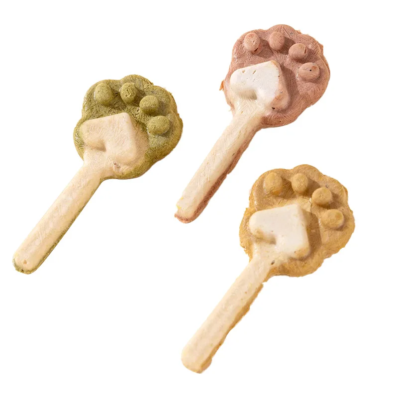 Wholesale Pet Freeze-Dried Cute Cat Paw Lollipops Snacks Pet Treats for Dogs Cats