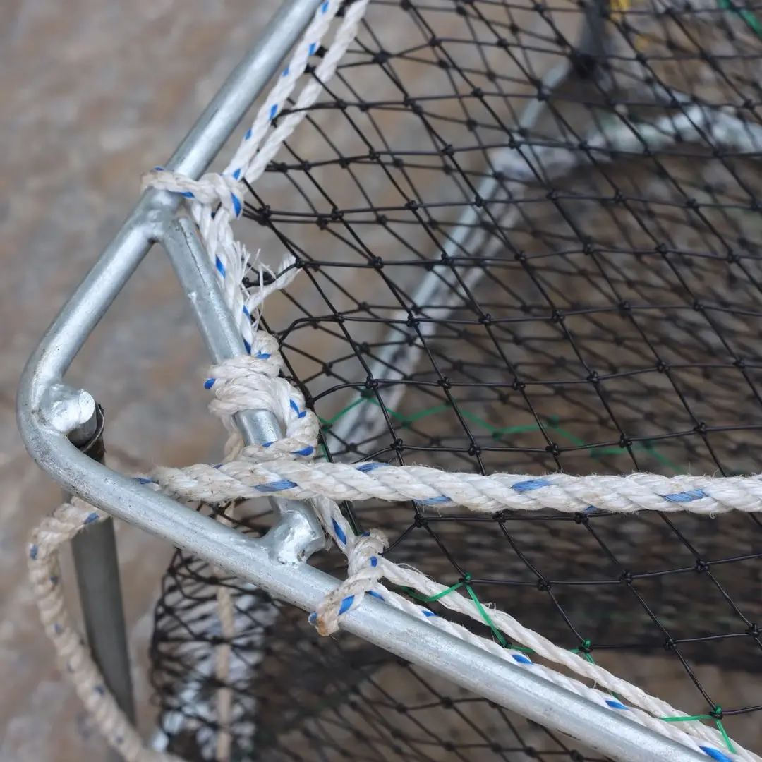 Heavy Duty Convenient Collapsible Design Folding lobster pot rectangle crab trap