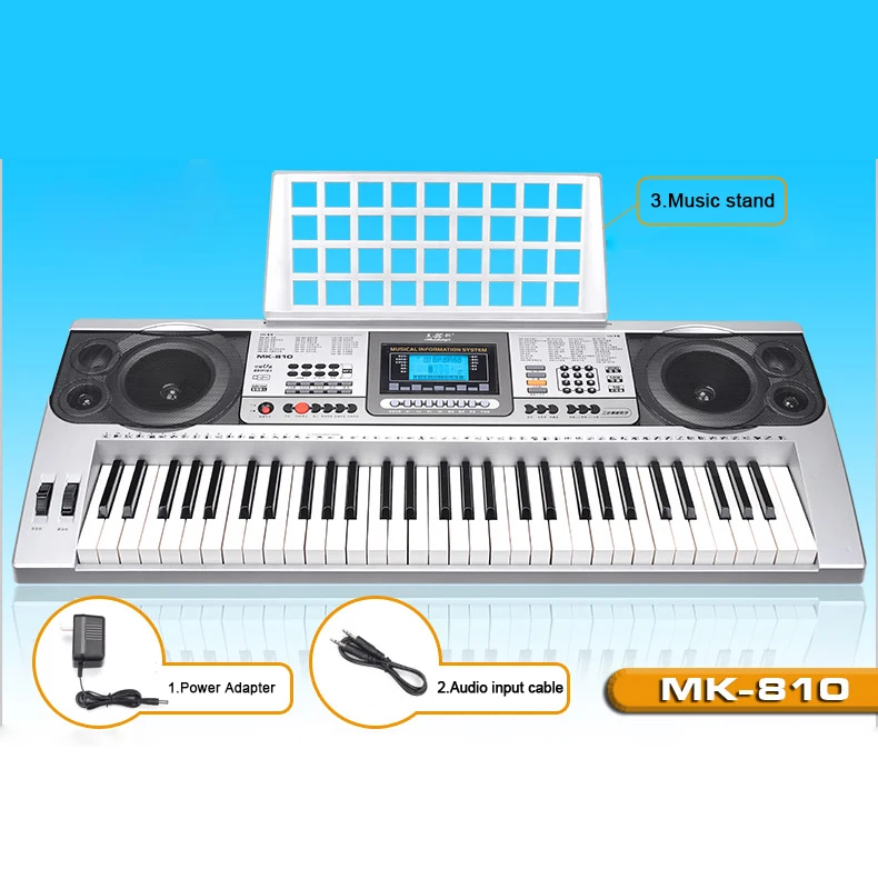 MK-810 Keyboard Instrument Electric Piano 61Keys Simulation Piano Keyboard