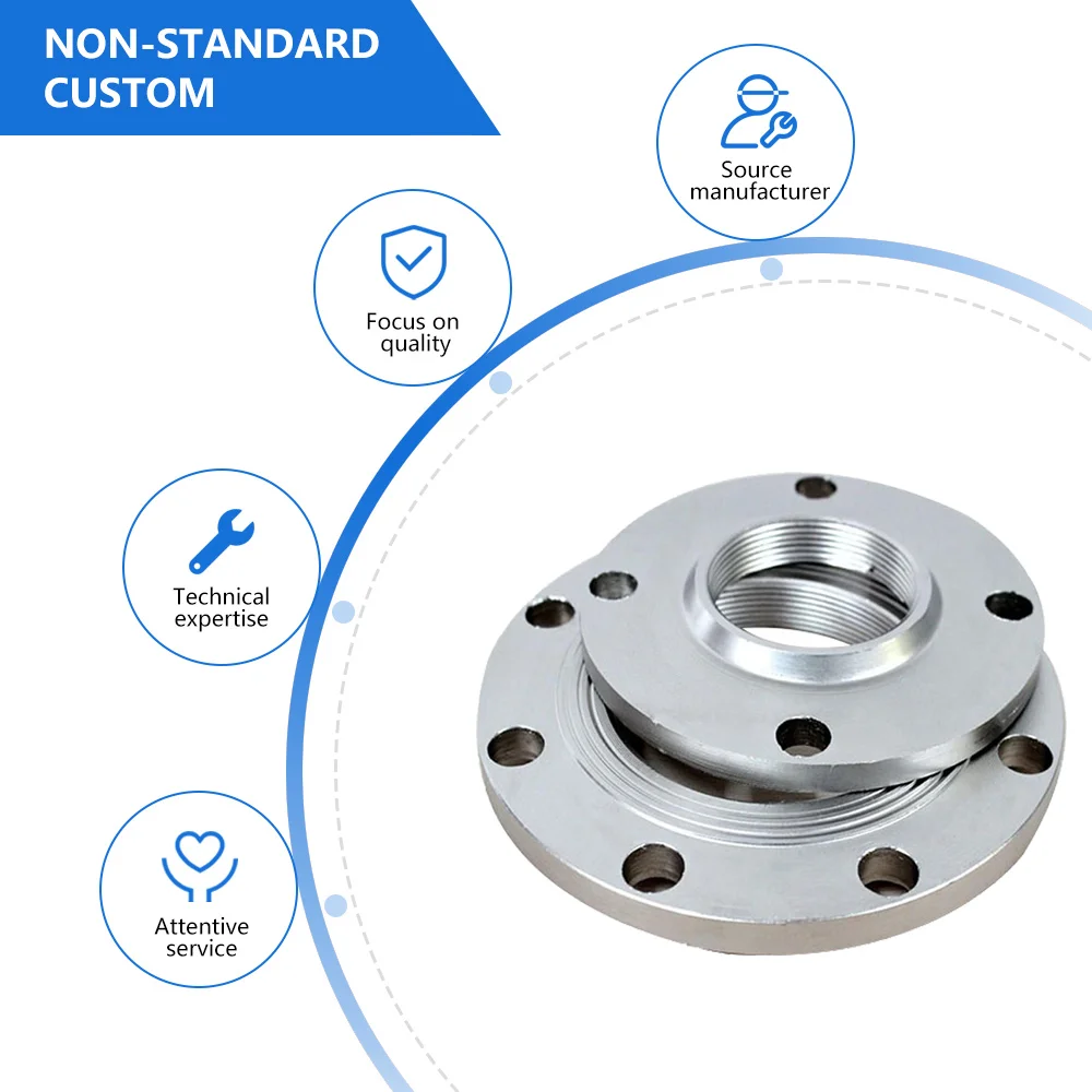 automobile exhaust pipe flange OEM Manufacturers custom processing of all kinds of material and thickness of flange