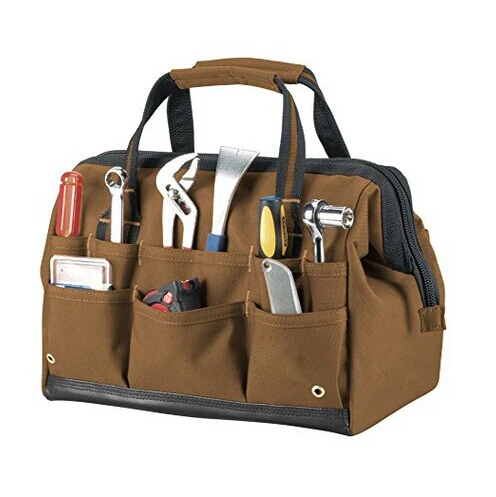 2020 Ouwei Custom OEM large high-capacity mala ferramentas electrician tool kits canvas tote bag tool bag