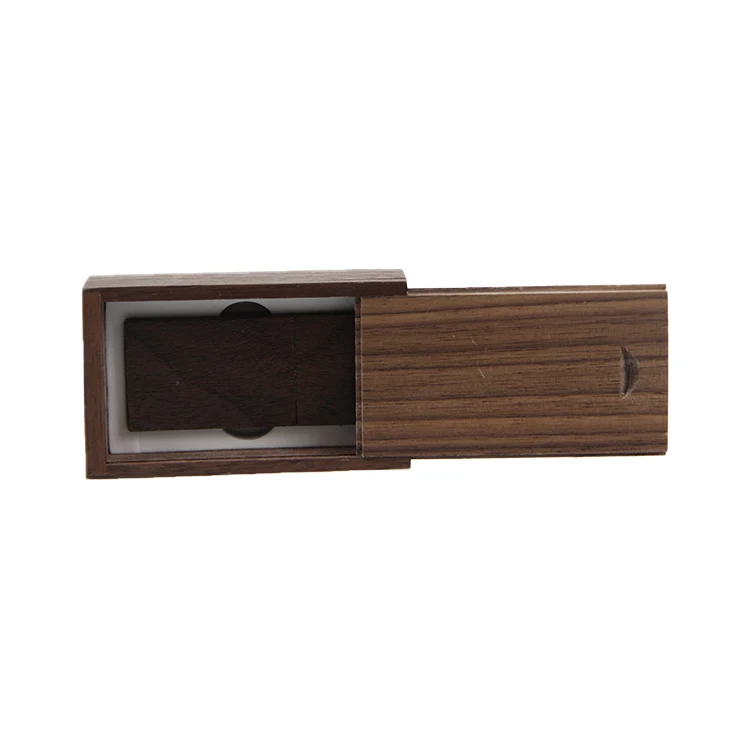 Хорошо сделанная Изысканная деревянная коробка Usb 4 Гб в подарок