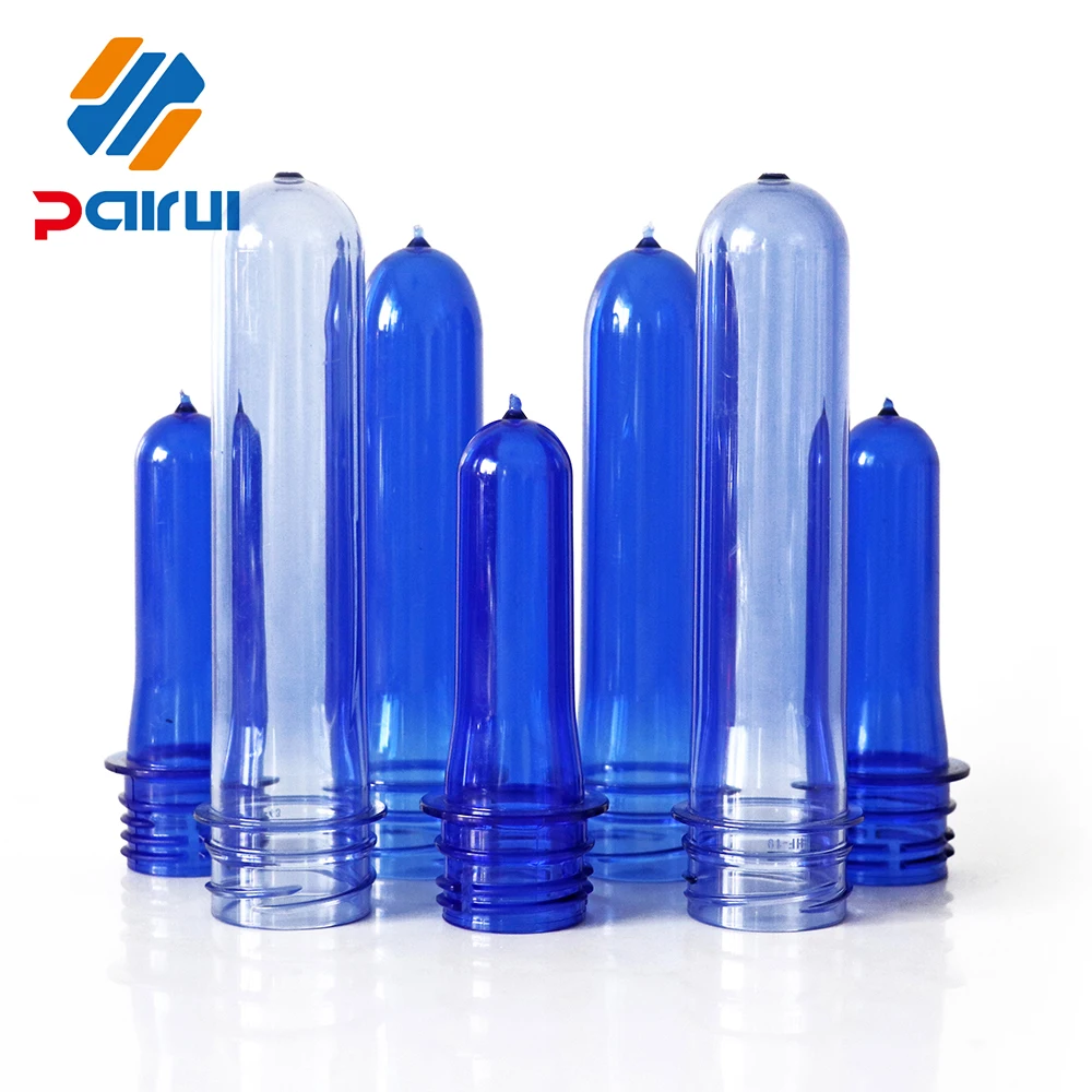 PET plastic bottle preform for cosmetic products, shampoo, water bottles