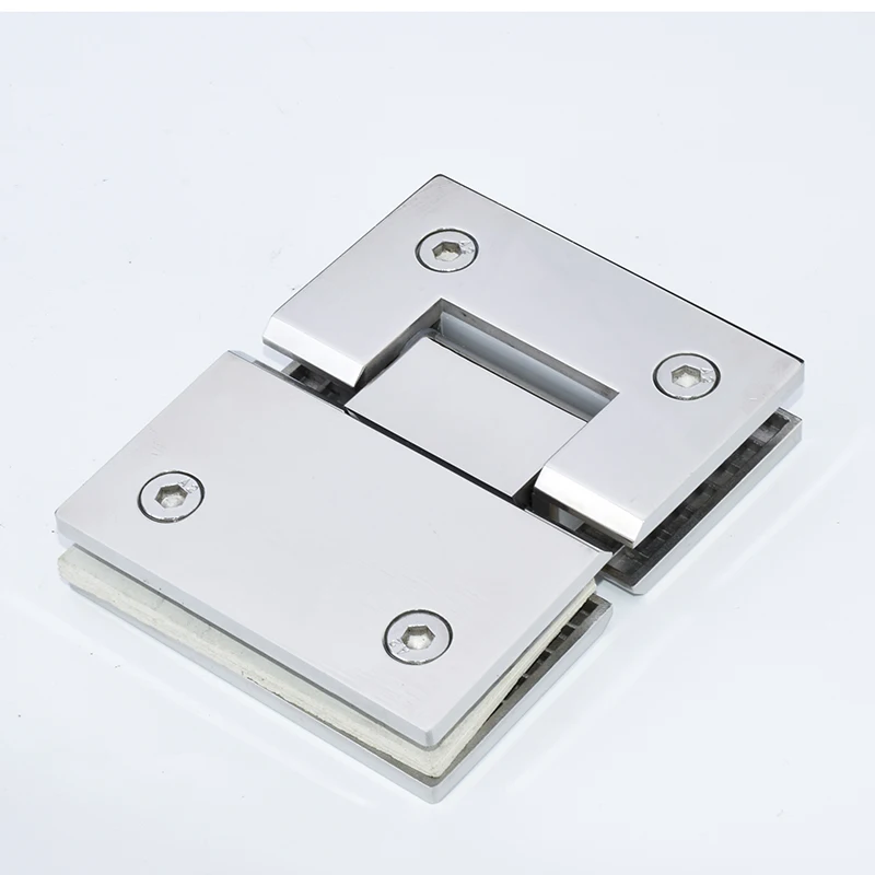 180 degree Solid casting shower door hinge for 6-12 mm tempered