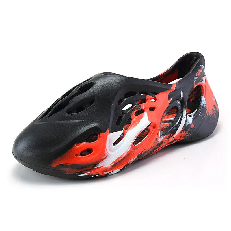 2021 New color pink fashion kids slip on yeez  summer beach sandal  girl boy men women soft  yeez