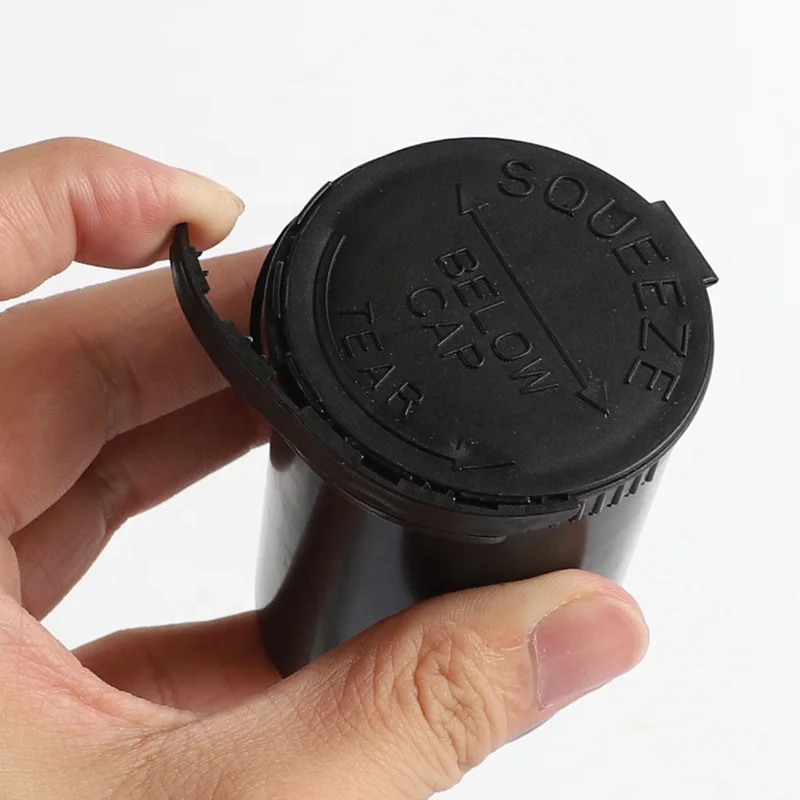 UKETA Customized Secure Tamper Evidence Airtight Odor-Proof Herbal Storage Containers Child Resistant  Pop Top plastic Tubes