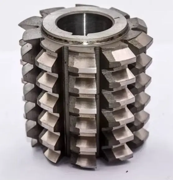 High speed steel involute gear hob involute spline hob hobbing cutter gear cutting tool