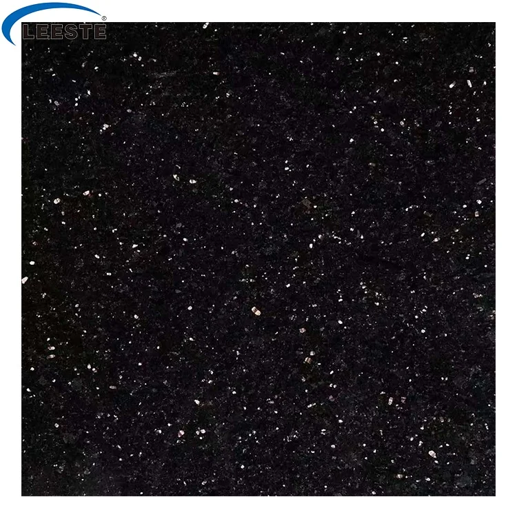 High quality natural stone Polished Flamed paving stone driveway Black Galaxy Granite Tiles slabs