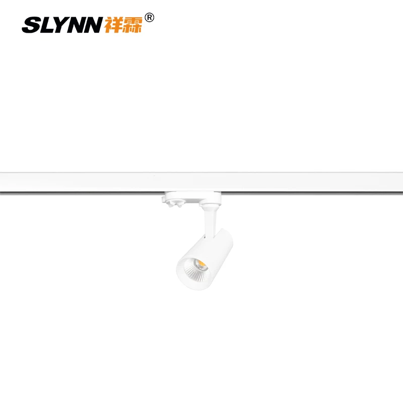 Commercial Office Market 3000k Dimmable COB Focus Led Track Light for Showrooms 220V 320LM/W Led Track Lights Adjustable