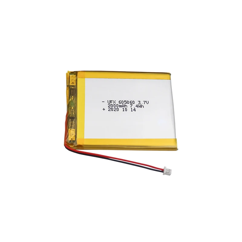 Wholesale High Quality Lithium Ion Polymer Battery Wholesale Smart Door Lock Battery UFX 605060 2000mAh 3.7V LiPo Battery