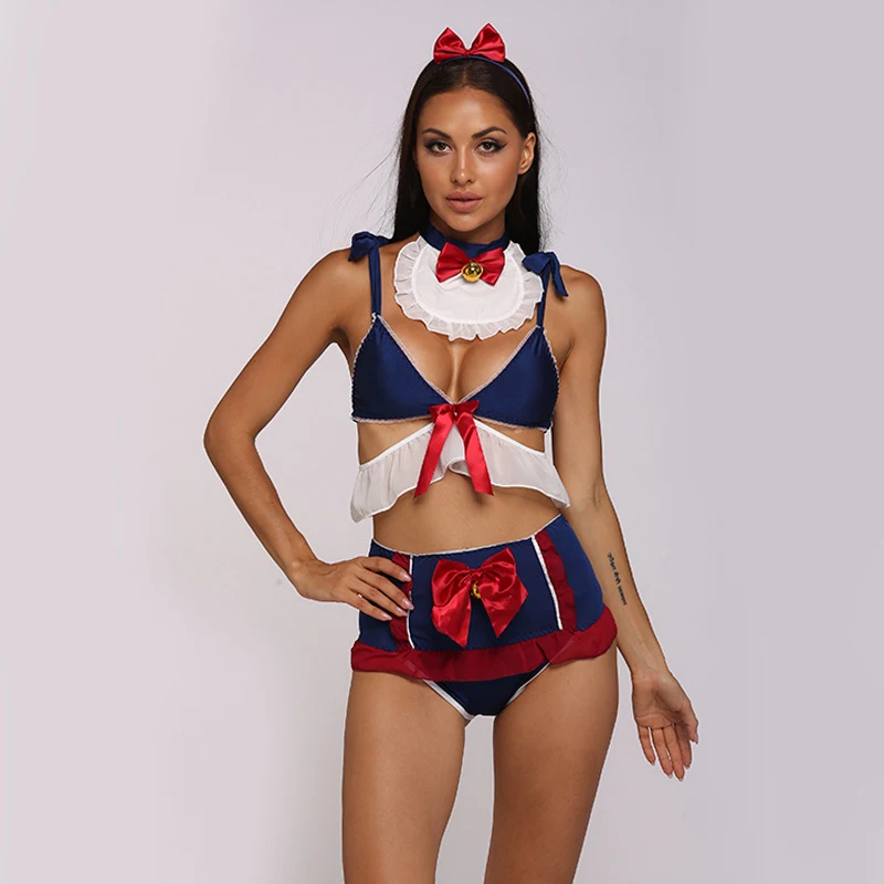 Adult Sexy Sailor Moon Uniform Underwear for Woman Japan Costume Cosplay Gift Valentine Holiday Hot Girl Christmas me Role Play