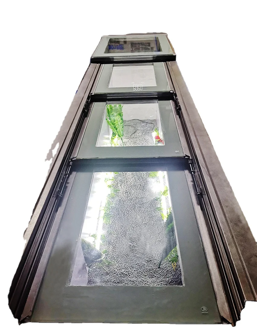The exquisite Seal of the Sliding folding roof window hurricane resistant folding skylight with The attic