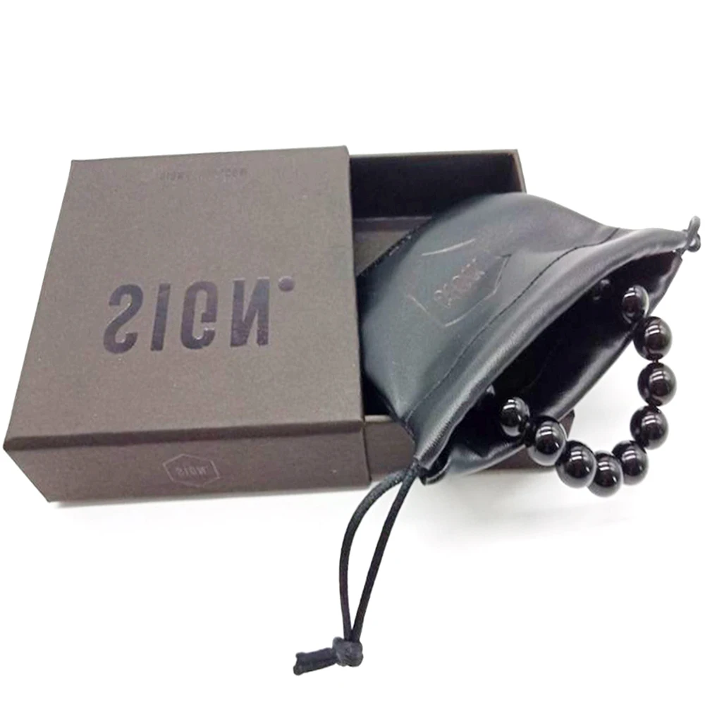 
custom drawstring gift jewellery packaging small leather jewelry pouch bag with logo 