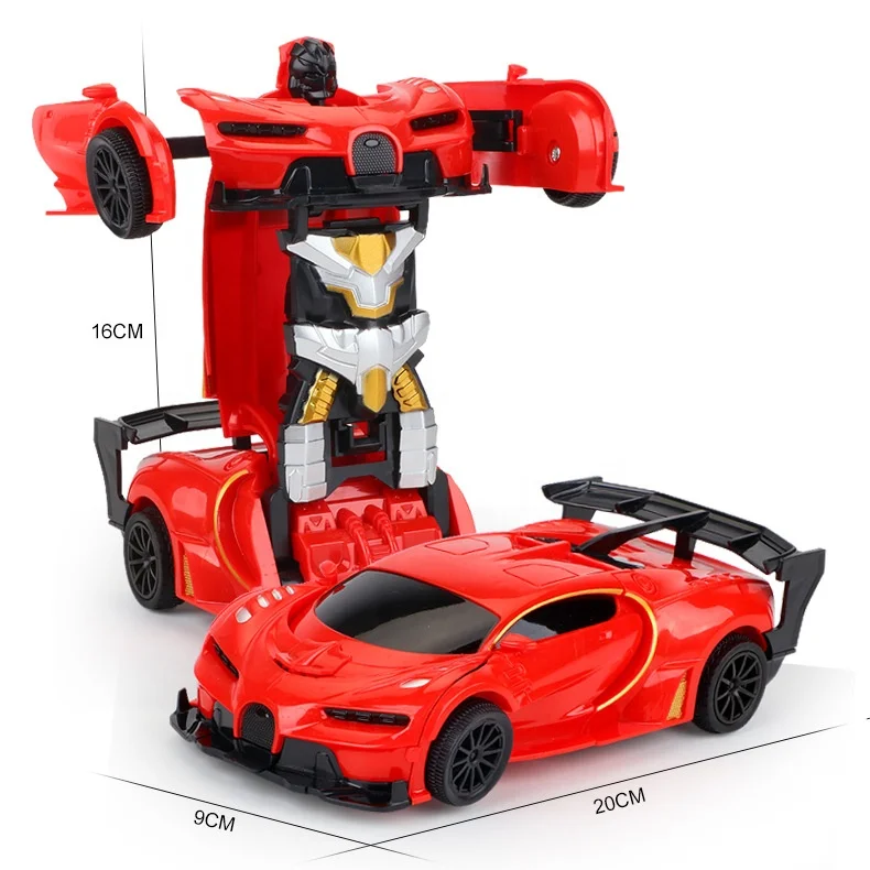 
Wholesale cheap baby kids impact of deformation remote control transformed car toy 