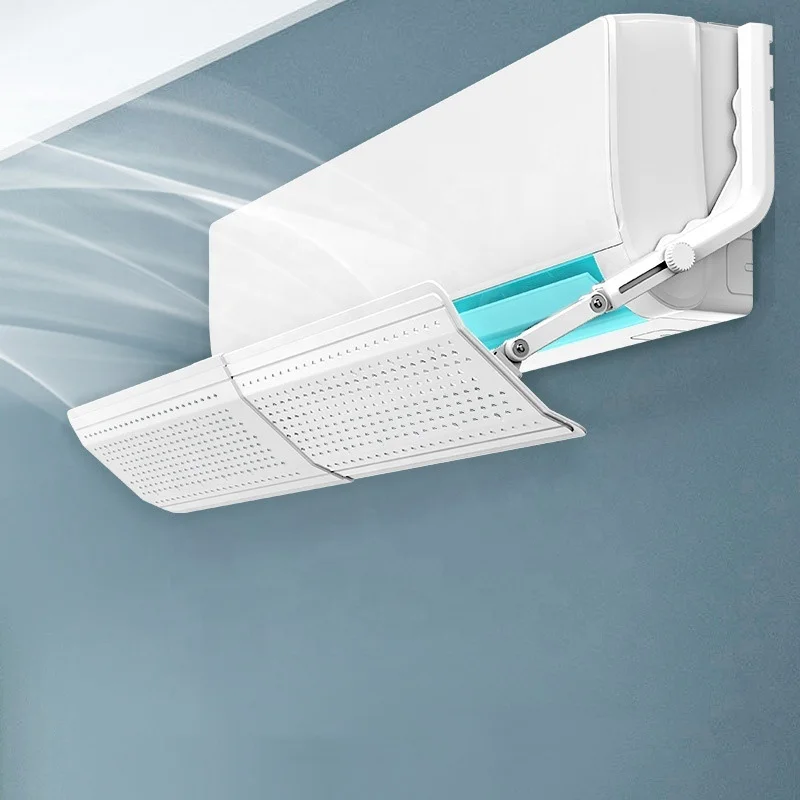 ABS Air Conditioning AC Wind Deflector Anti-straight Blowing Ajustable Air Conditioner Wind Flow Deflector
